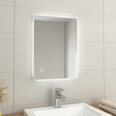 EMKE LM09 Bathroom Mirror with Rounded Corners, Demister, 6500K, Hang Vertically/Horizontally